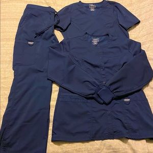 Cherokee Workwear Authentic Navy Scrubs (Med)